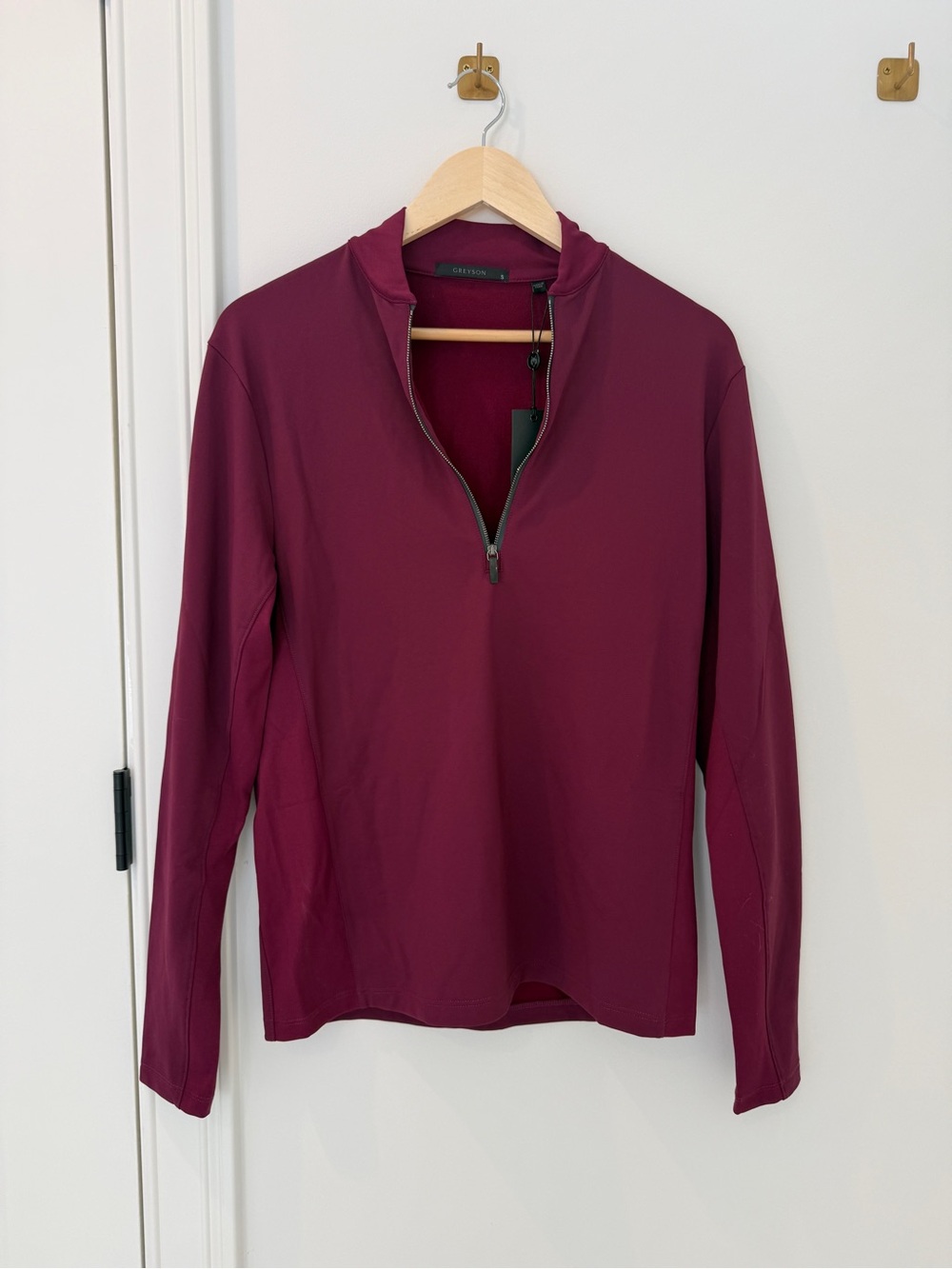 Greyson Deep Magenta Zip-Up Jacket